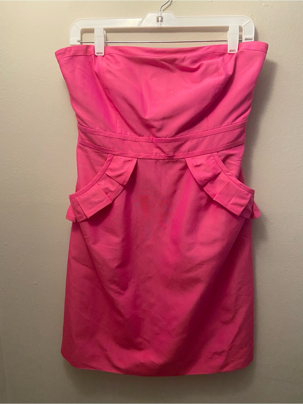 Strapless Pink Sheath J.Crew Dress Size 6